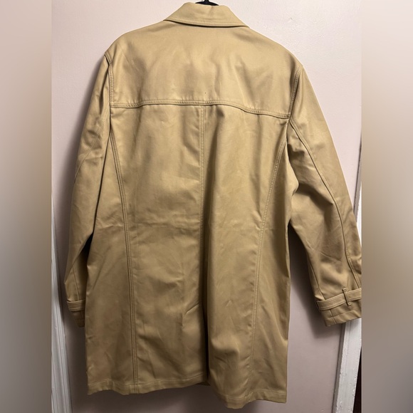 Express Men's Classic Beige Trench Coat - Picture 2 of 4